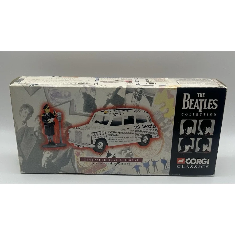 CORGI CLASSICS THE BEATLES COLLECTION 58003 NEWSPAPER TAXI & FIGURE NEW